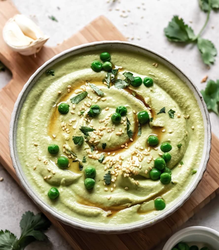 Creamy Pea Hummus Dip