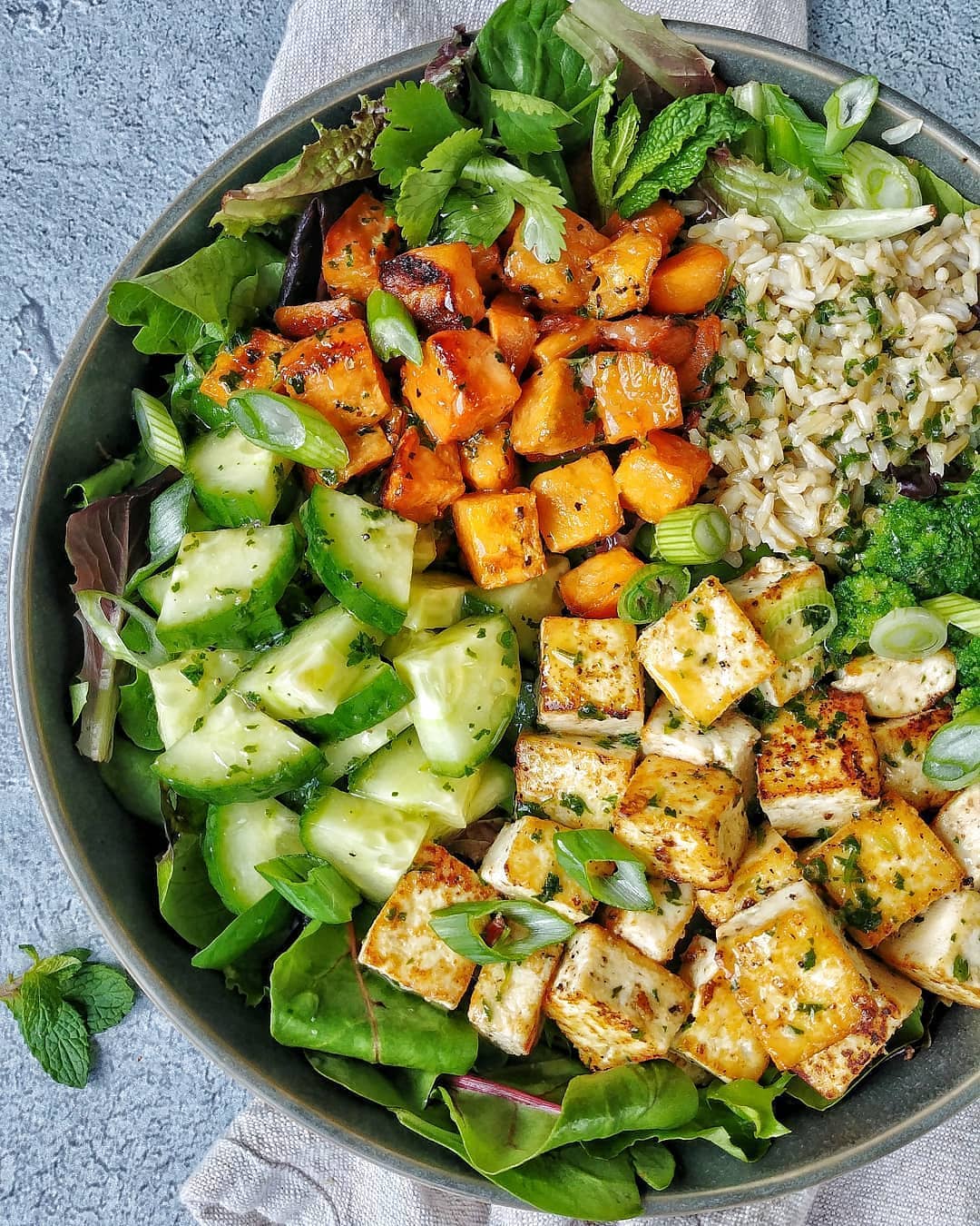 Asian-Inspired Orange Vinaigrette Salad Bowl
