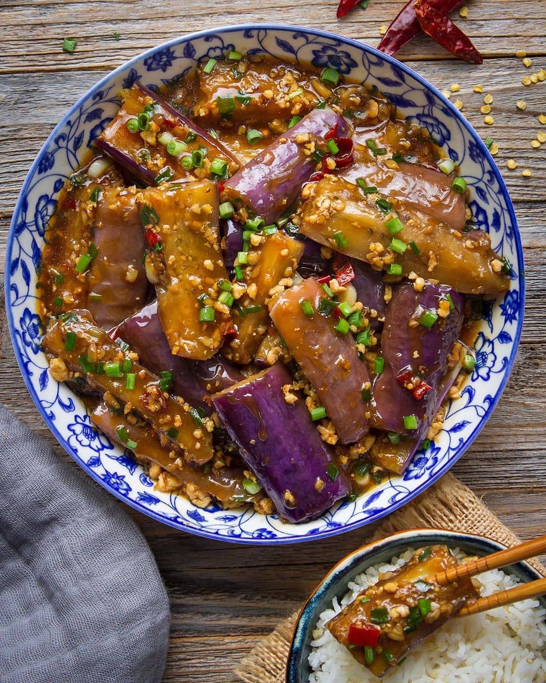 Spicy Garlic Eggplant Stir-Fry