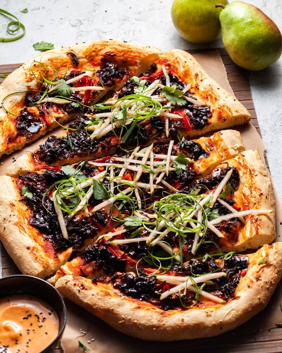 Korean Inspired Bbq Pizza