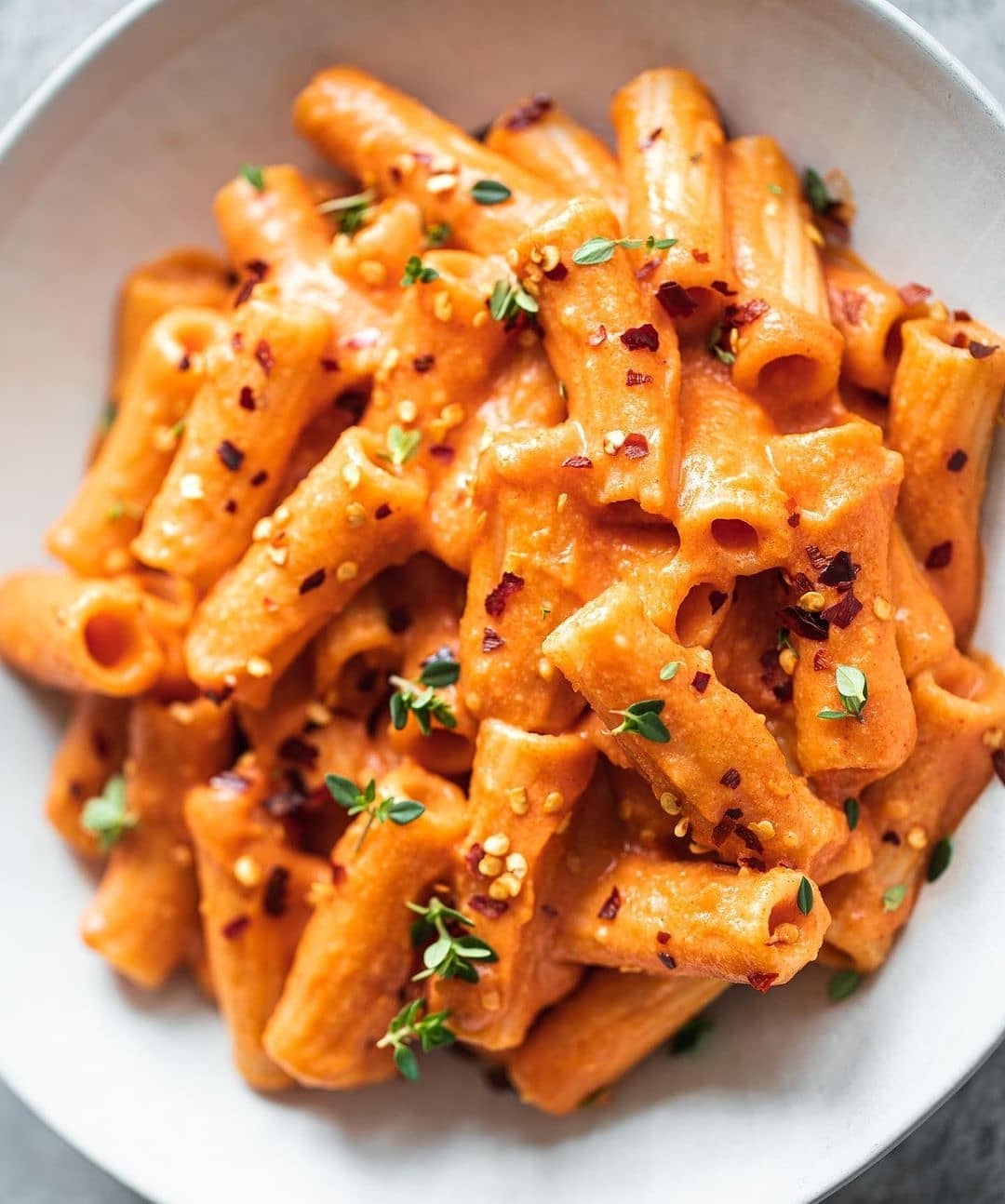 Rigatoni in Rich Tomato Sauce