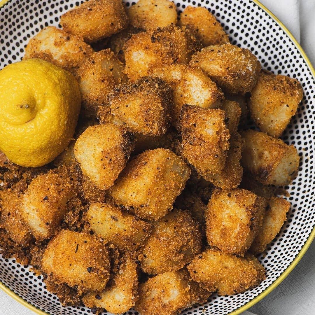 Cajun Polenta Roasted Potatoes