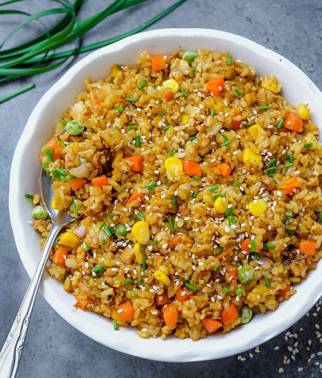 Easy Curry Fried Rice Dish