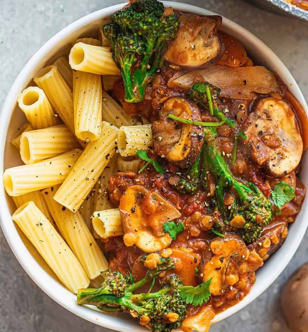 Simple Vegan Lentil Bolognese