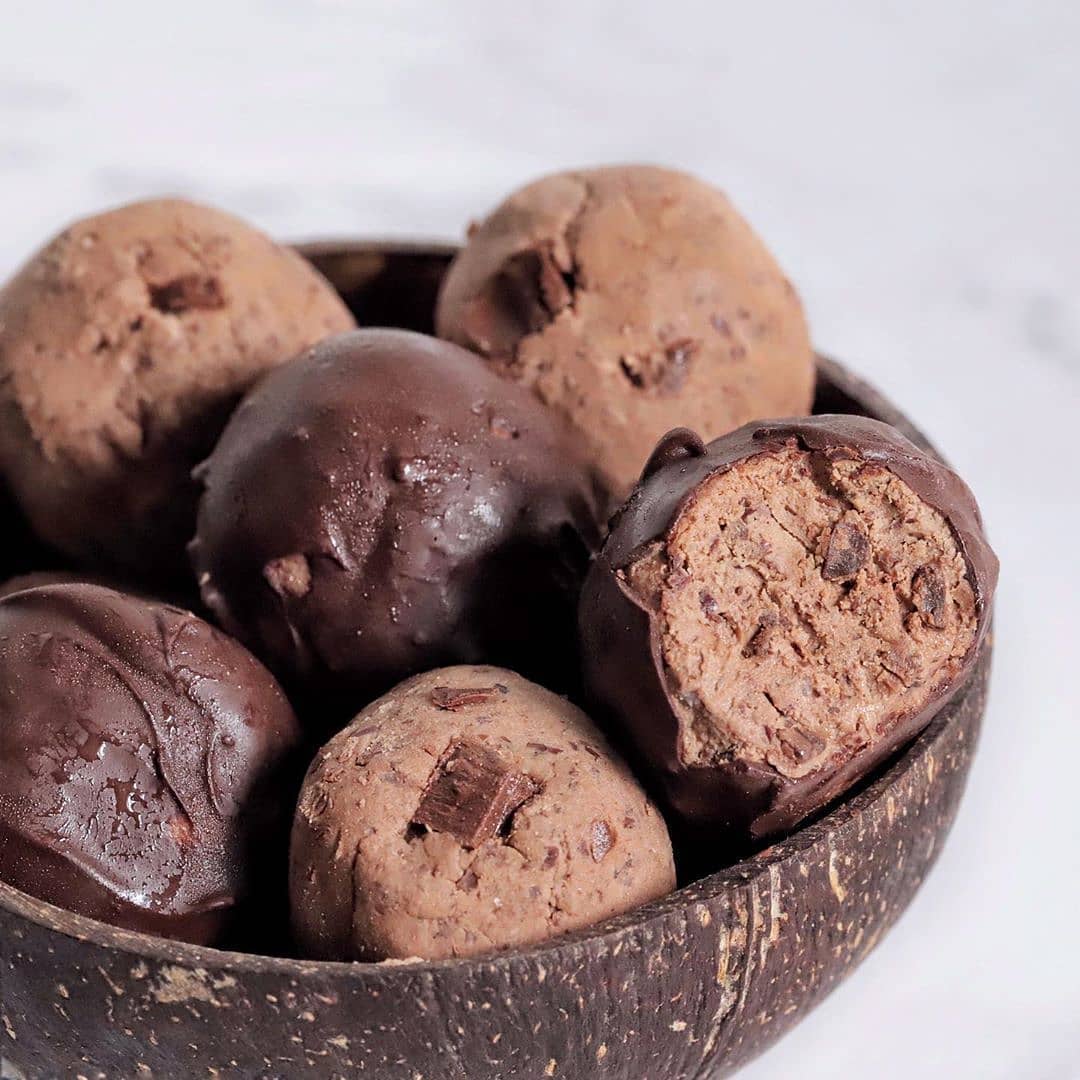 Vegan Double Chocolate Protein Truffles