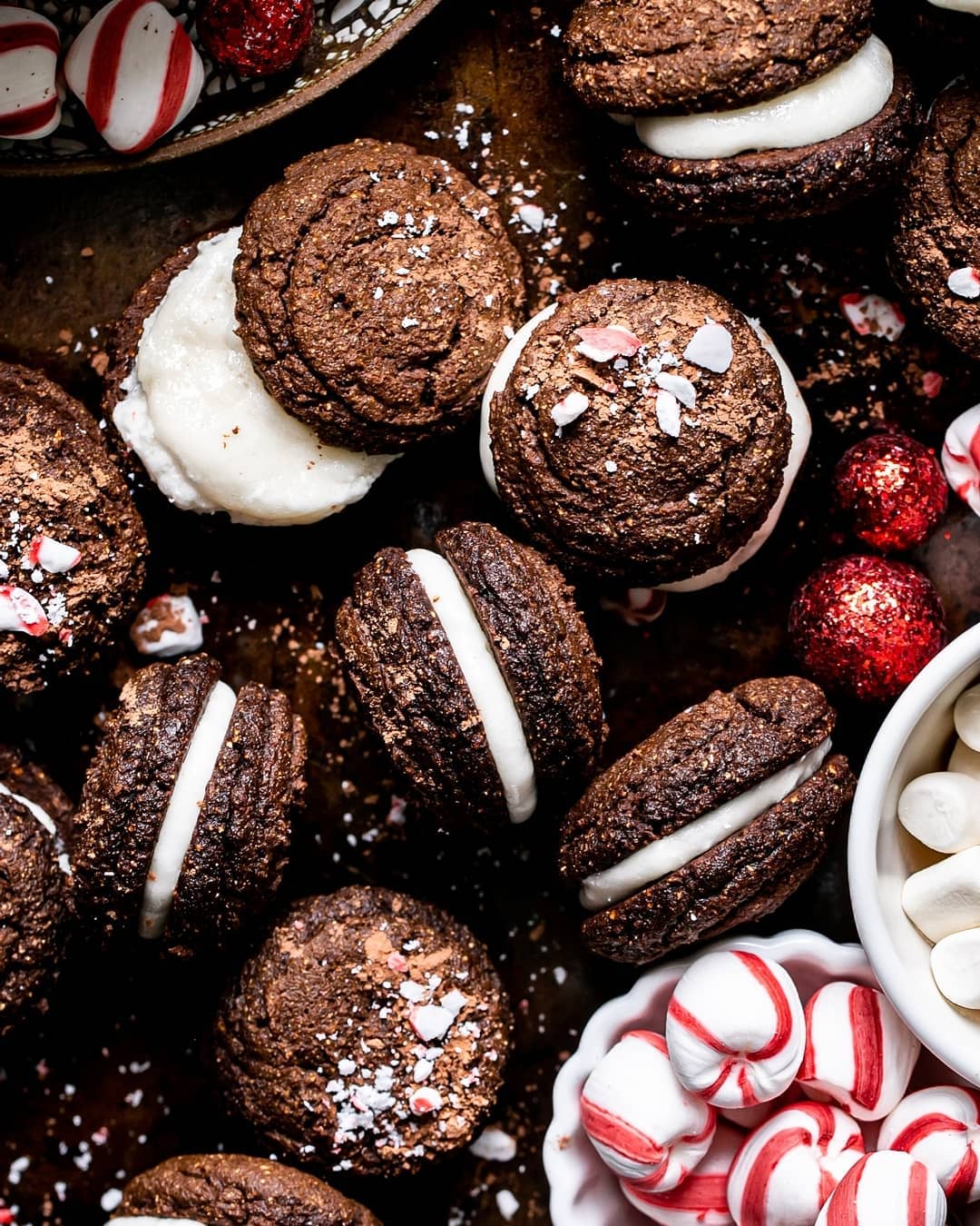 Vegan Hot Cocoa Whoopie Pies