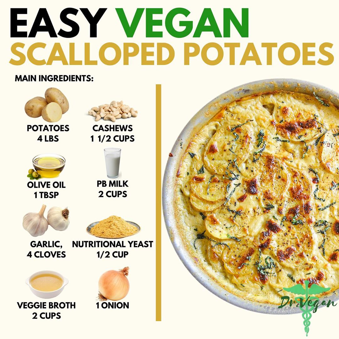 Homemade Vegan Scalloped Potatoes