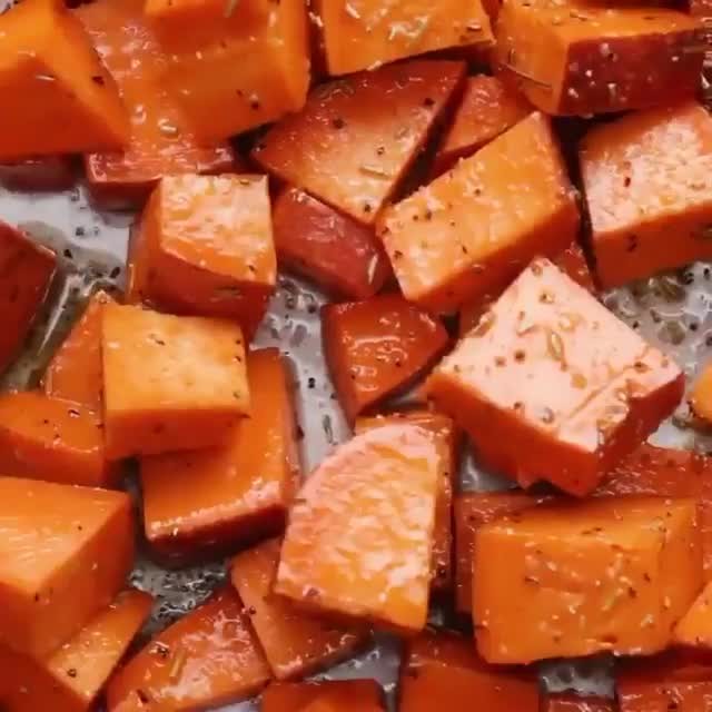 Rosemary Roasted Sweet Potatoes