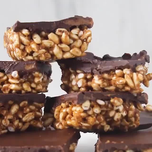 No-Bake Peanut Butter Rice Puff Treats