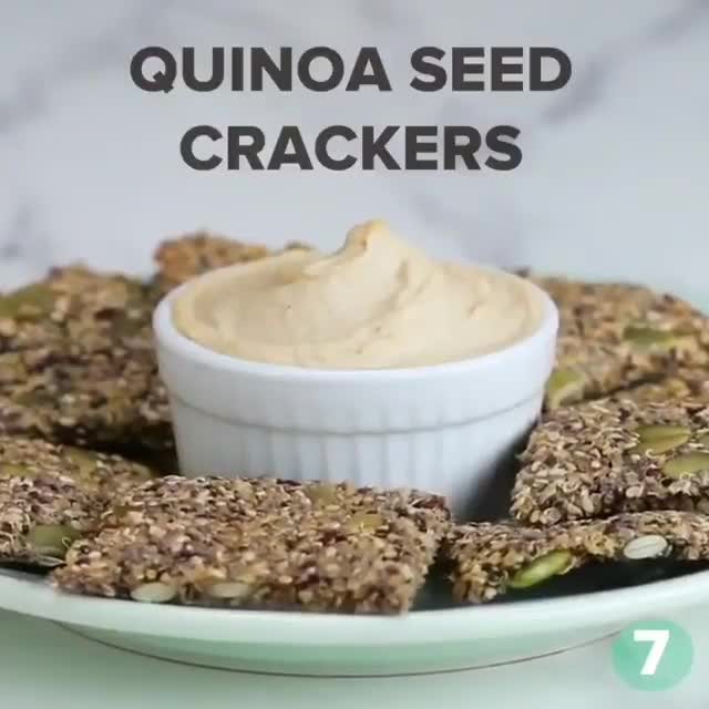 Nutrient-Packed Quinoa Seed Crackers