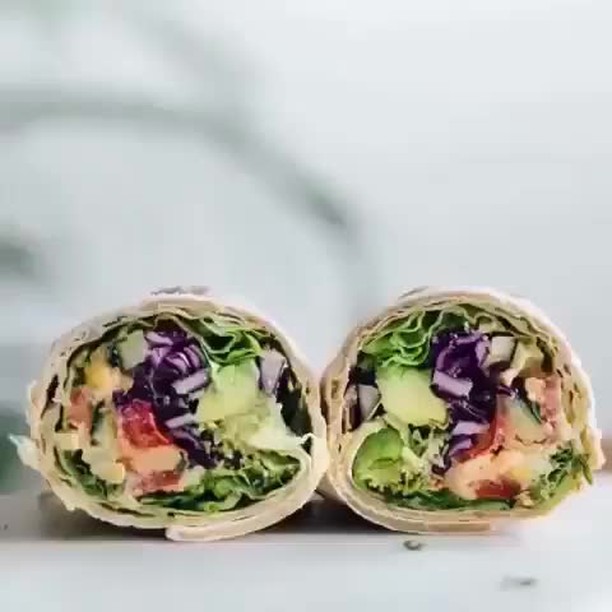 Homemade Vegan Tuna Wraps