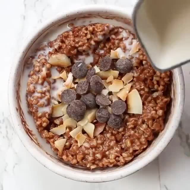 Chocolate Coconut Steel Cut Oats