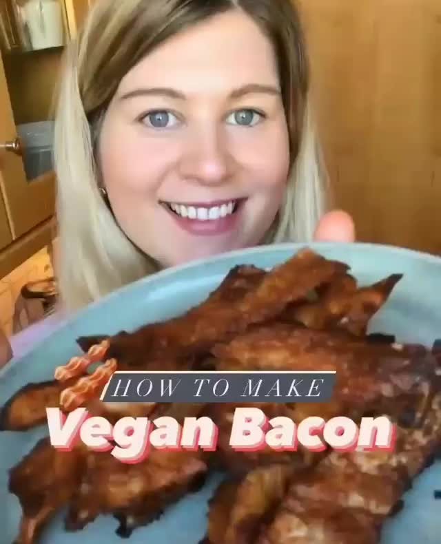 Vegan Bacon with Rice Paper Marinade