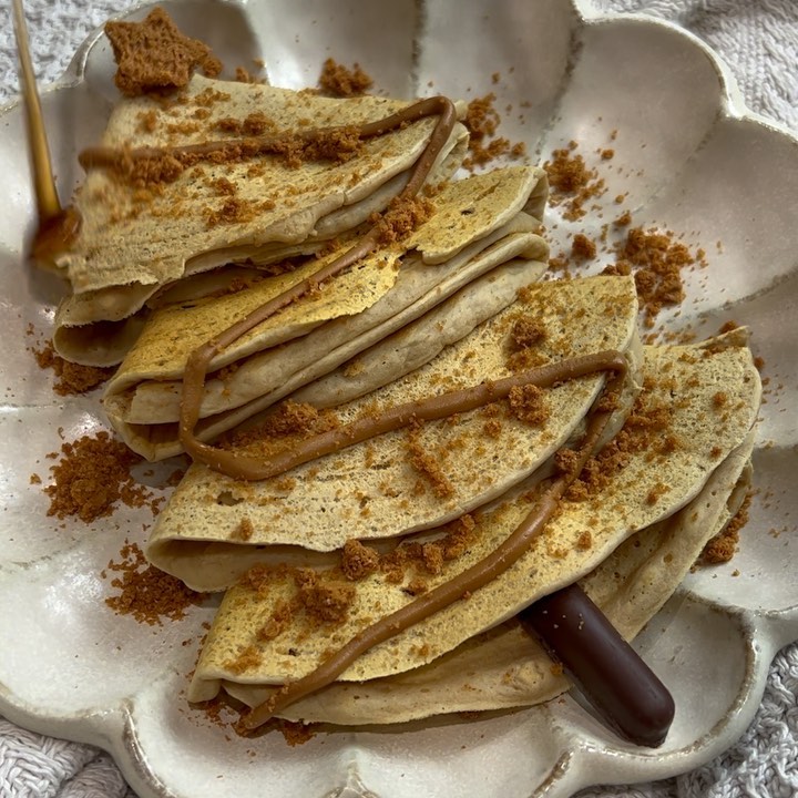 Biscoff Crepe Christmas Tree