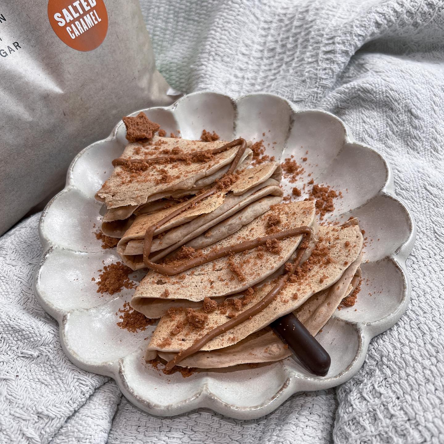 Biscoff Crepe Christmas Tree