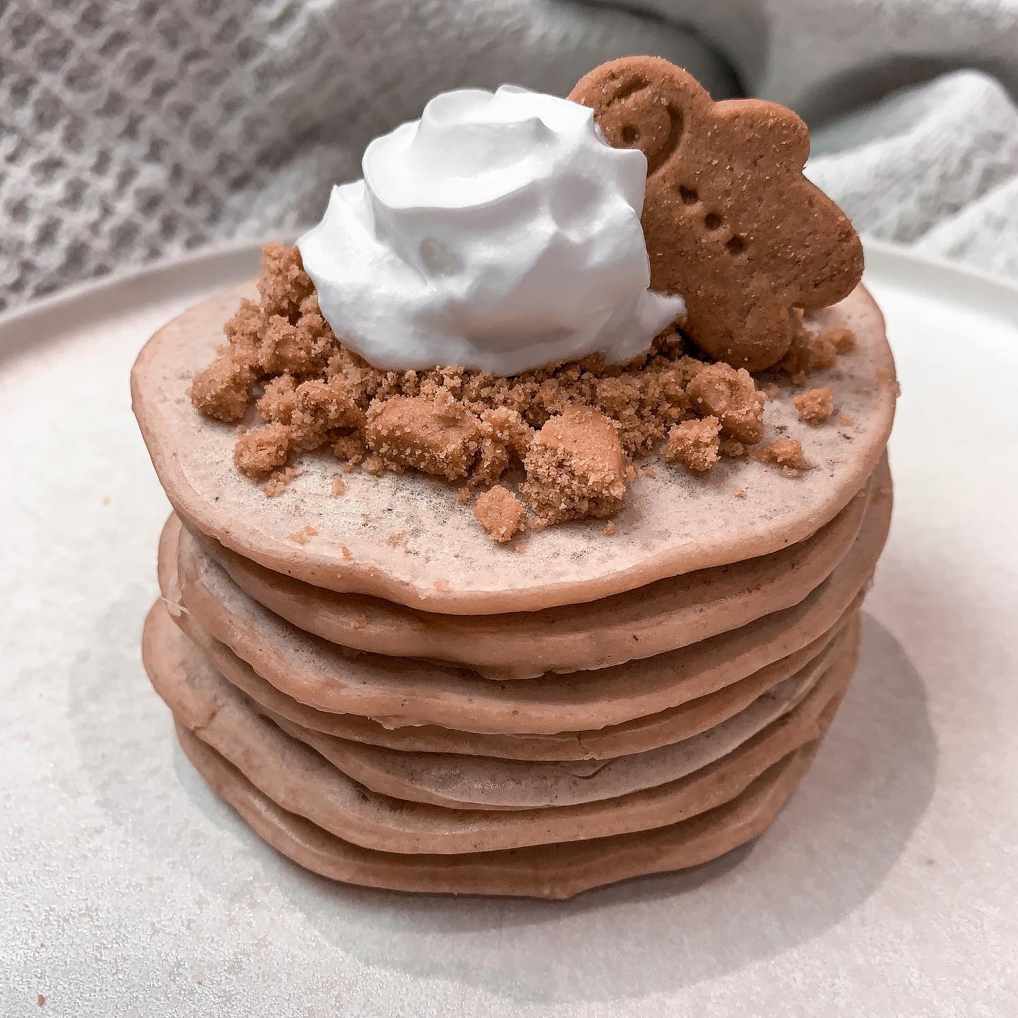 Festive Gingerbread Protein Pancakes