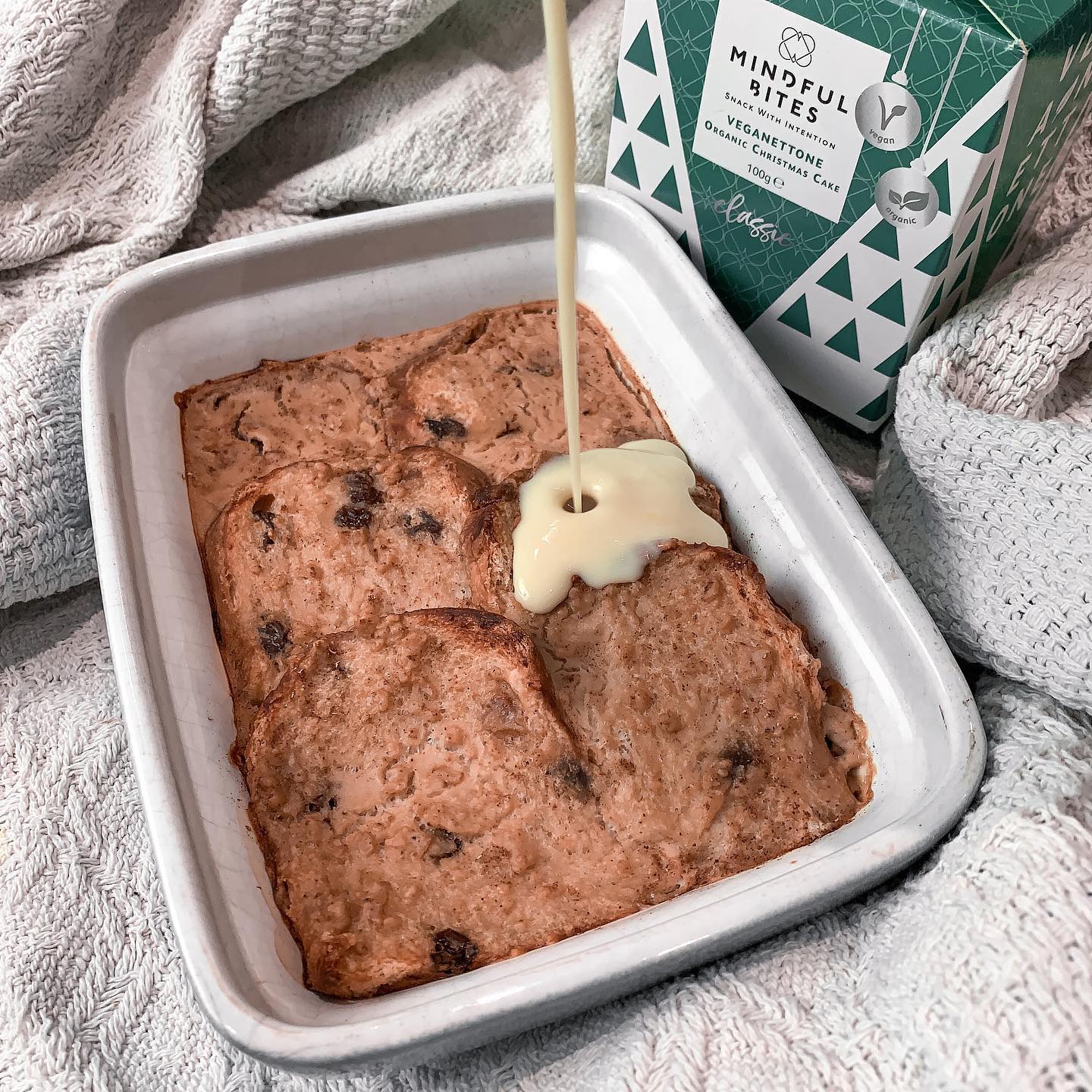 Festive Panettone Protein French Toast Bake