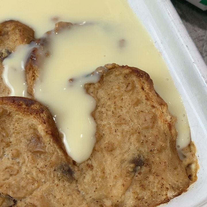 Festive Panettone Protein French Toast Bake