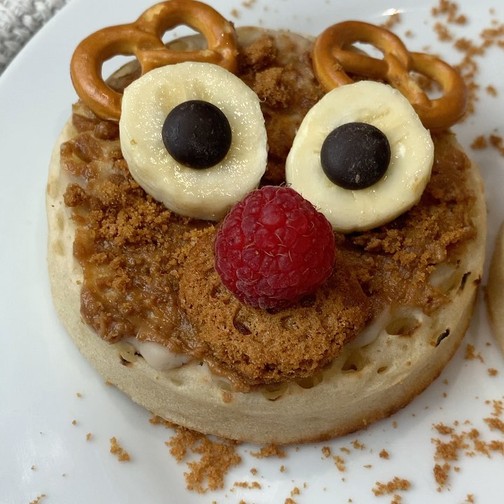 Festive Christmas Reindeer Crumpets