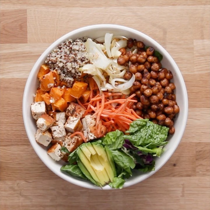 Vegan Protein-Packed Buddha Bowl