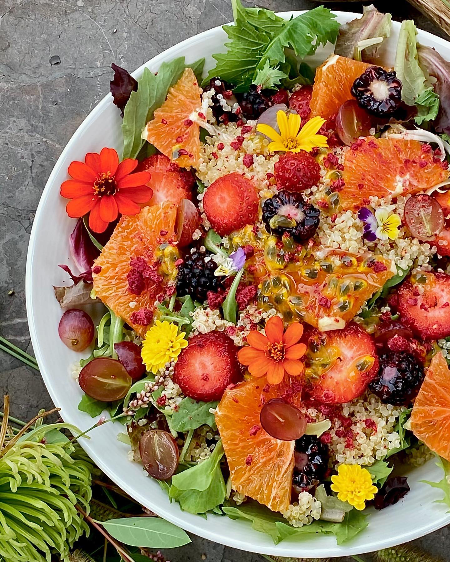 Loaded Fruit and Greens Salad