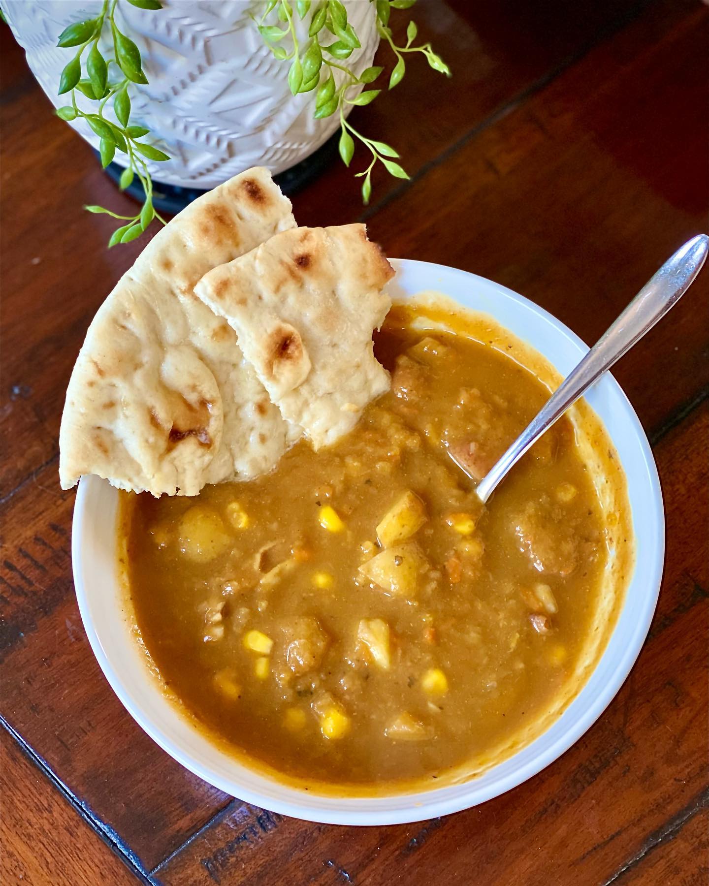 Cozy Pumpkin Corn Chowder