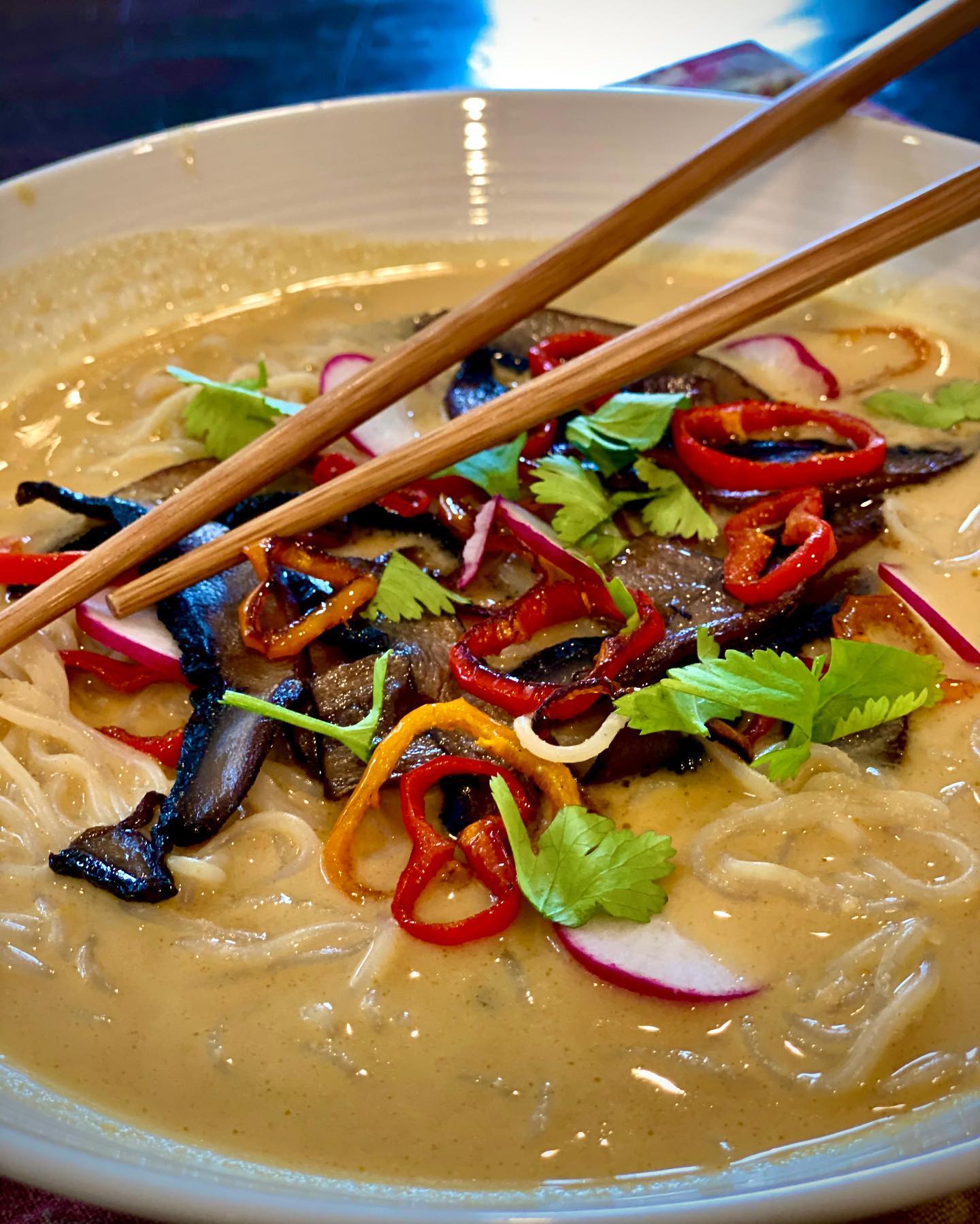 Vegan Spicy Thai Peanut Ramen