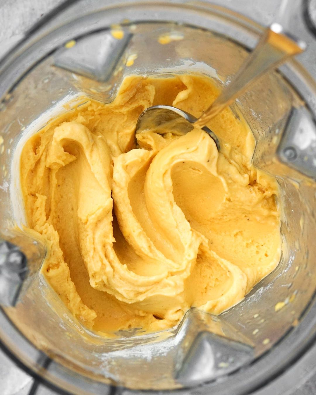 Frozen Mango Banana Protein Nicecream Delight