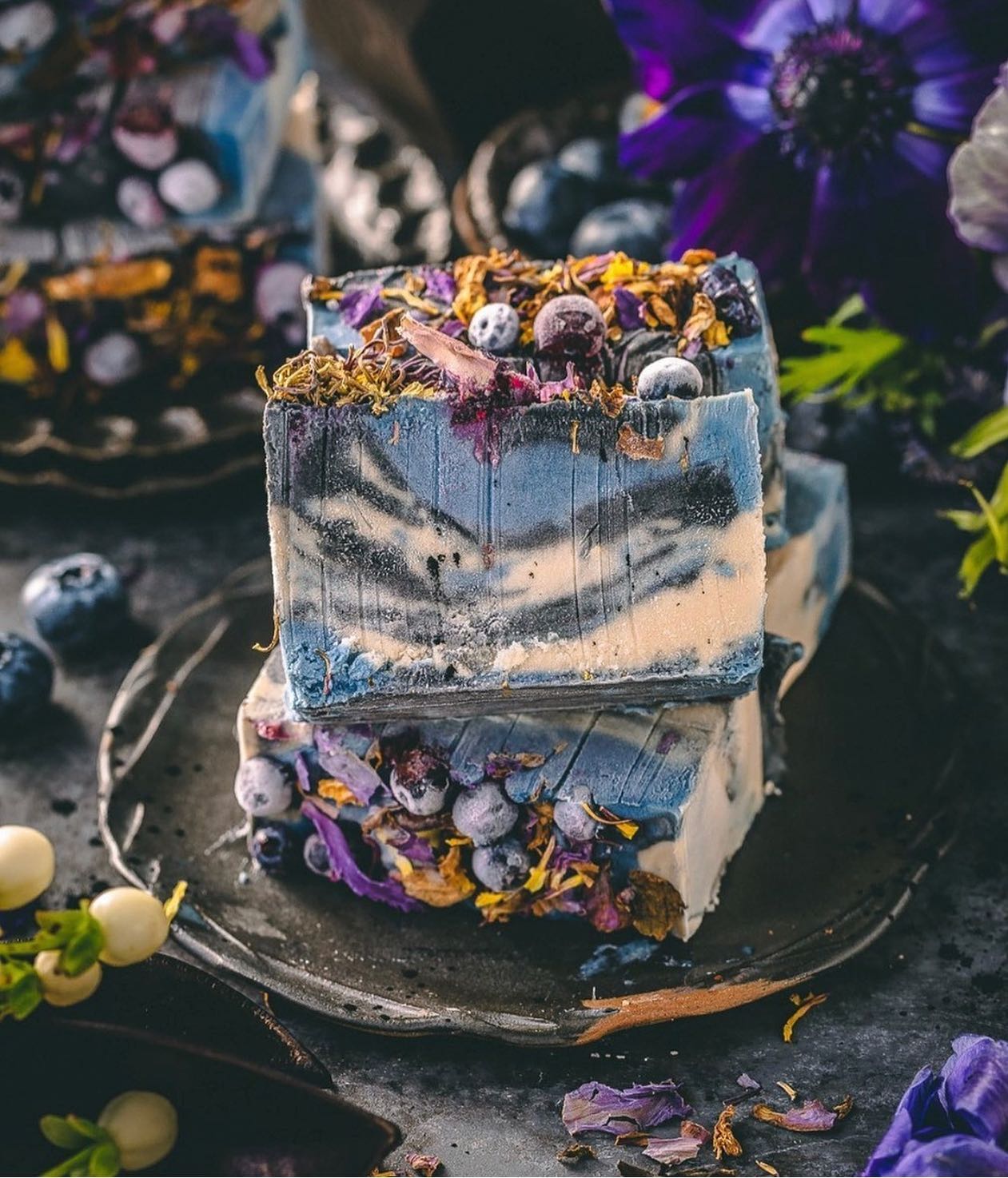 Colorful Raw Cashew Energy Bars