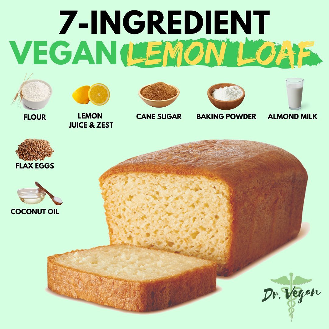 Easy Vegan 7-Ingredient Lemon Loaf