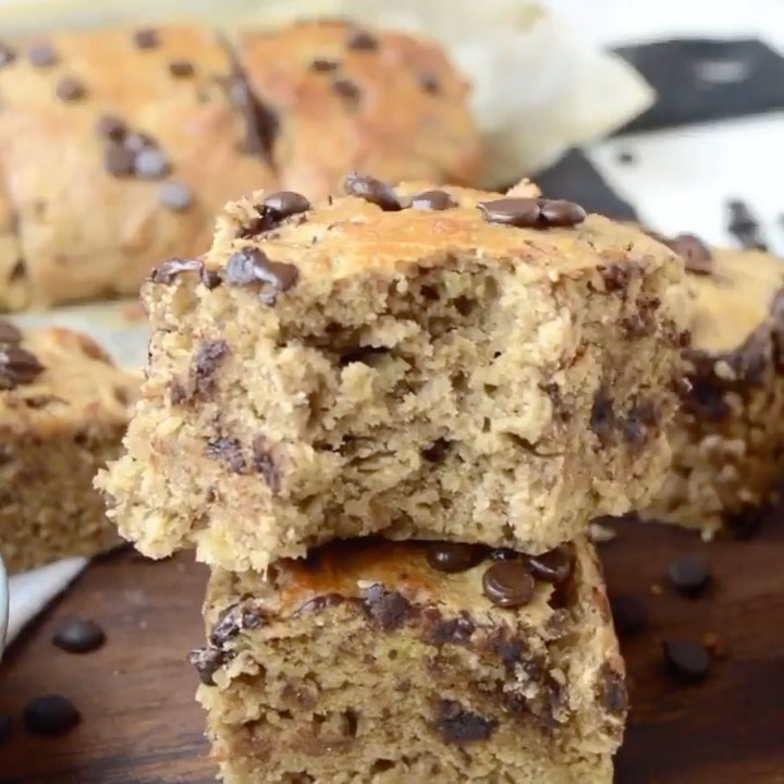 Banana Bread Blondies by Fit Green Mind