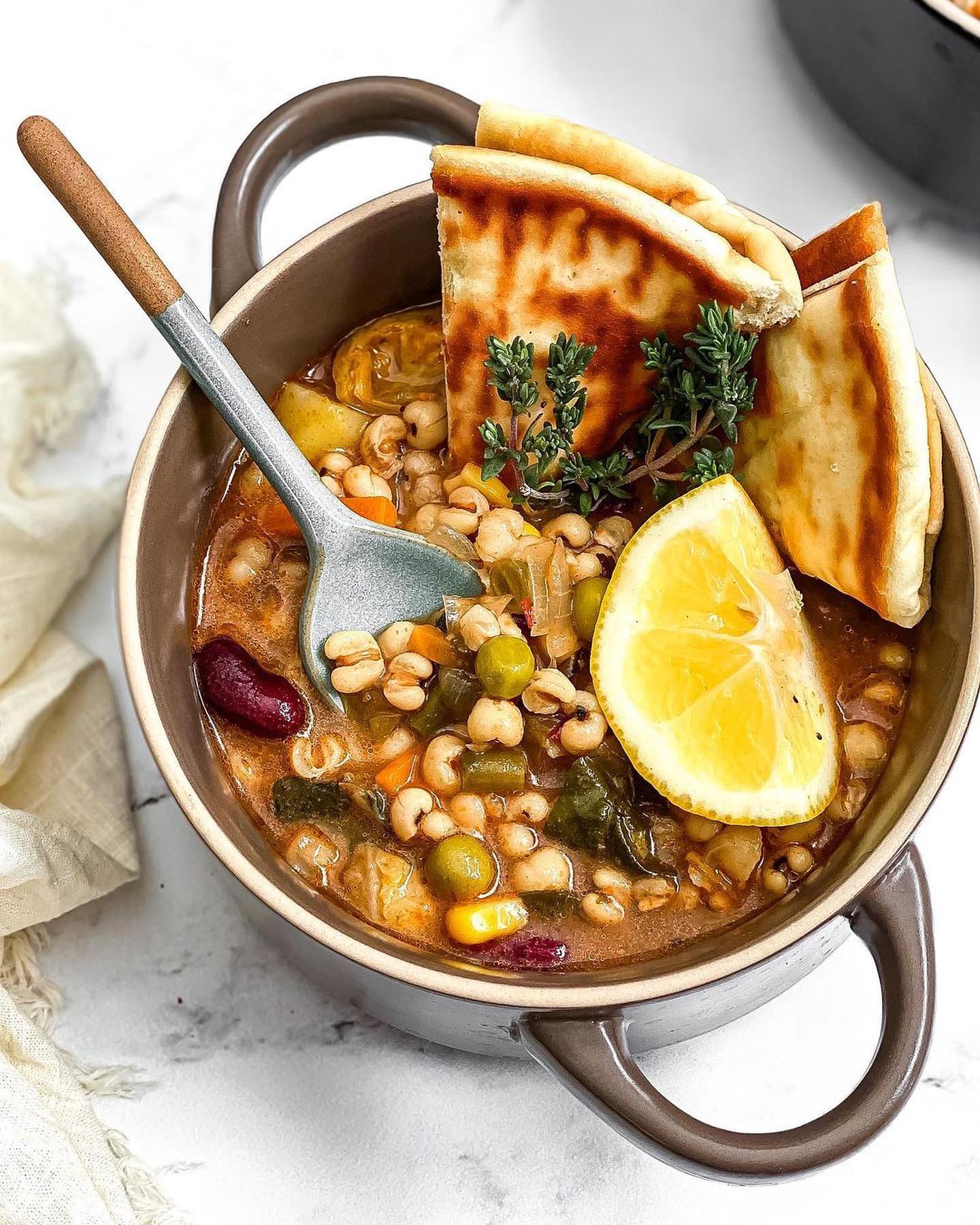 Wholesome Uzbek Pearl Barley Soup
