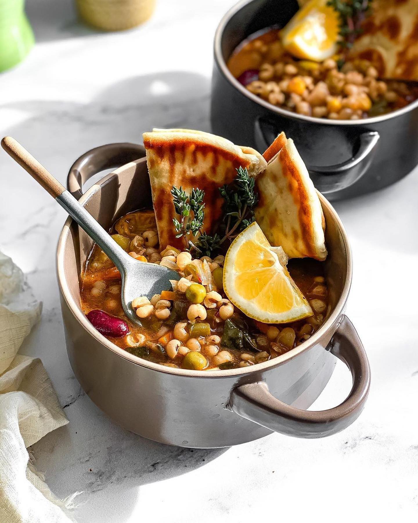 Wholesome Uzbek Pearl Barley Soup