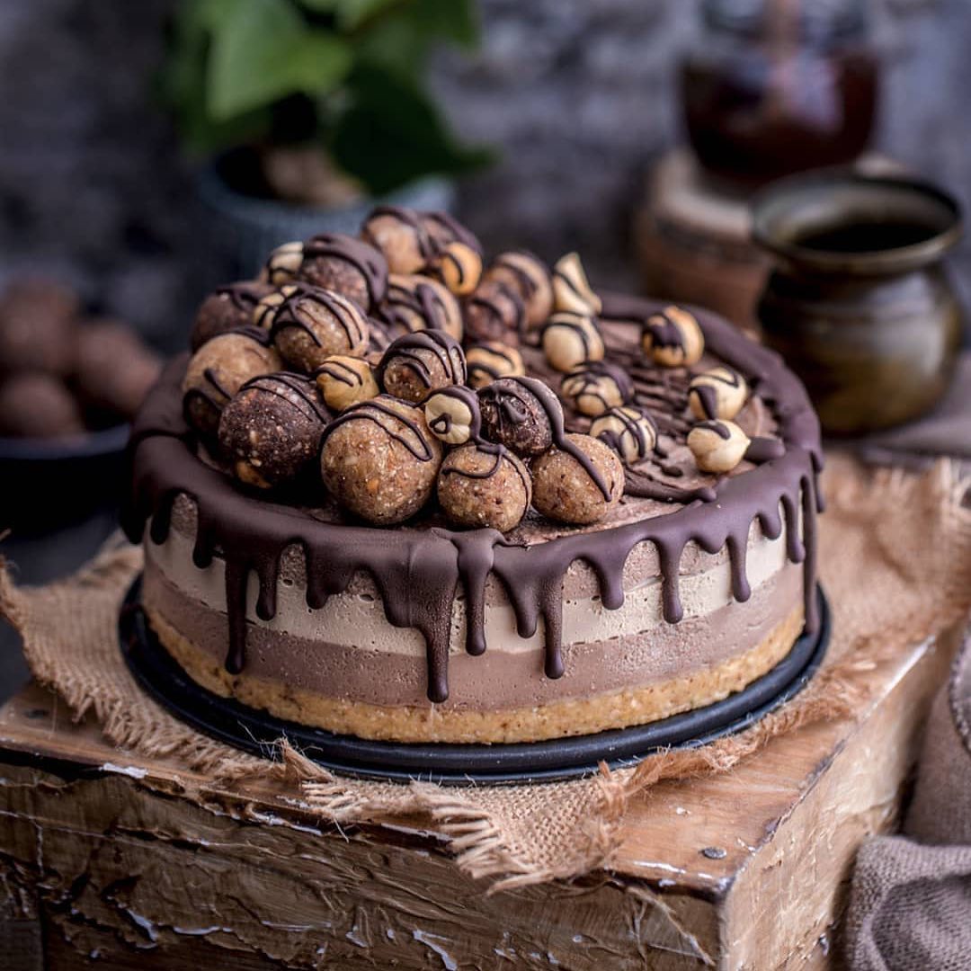 No-Bake Hazelnut Coffee Cake