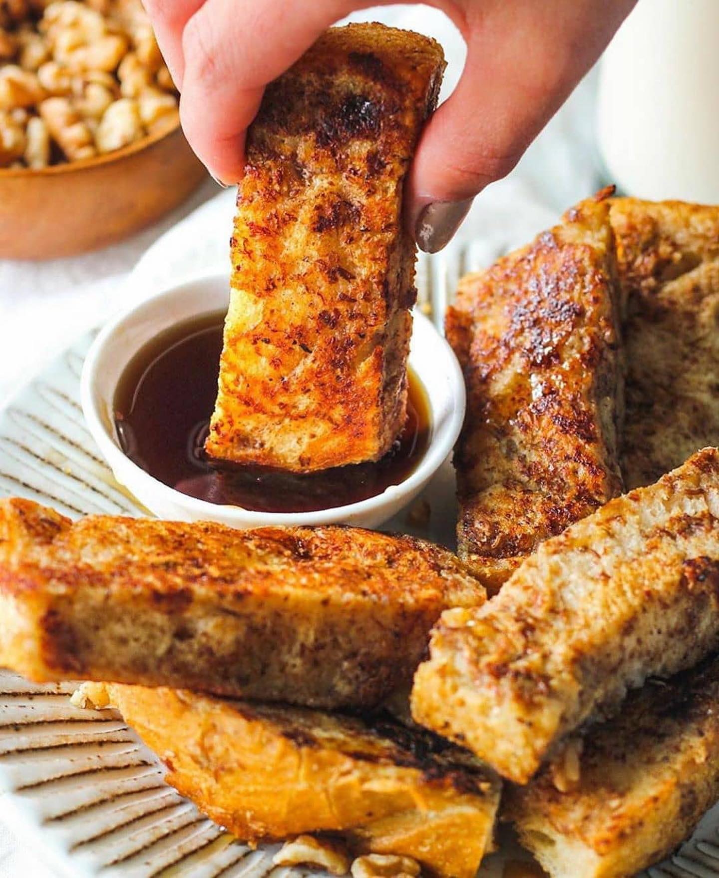 Cinnamon Banana French Toast Sticks