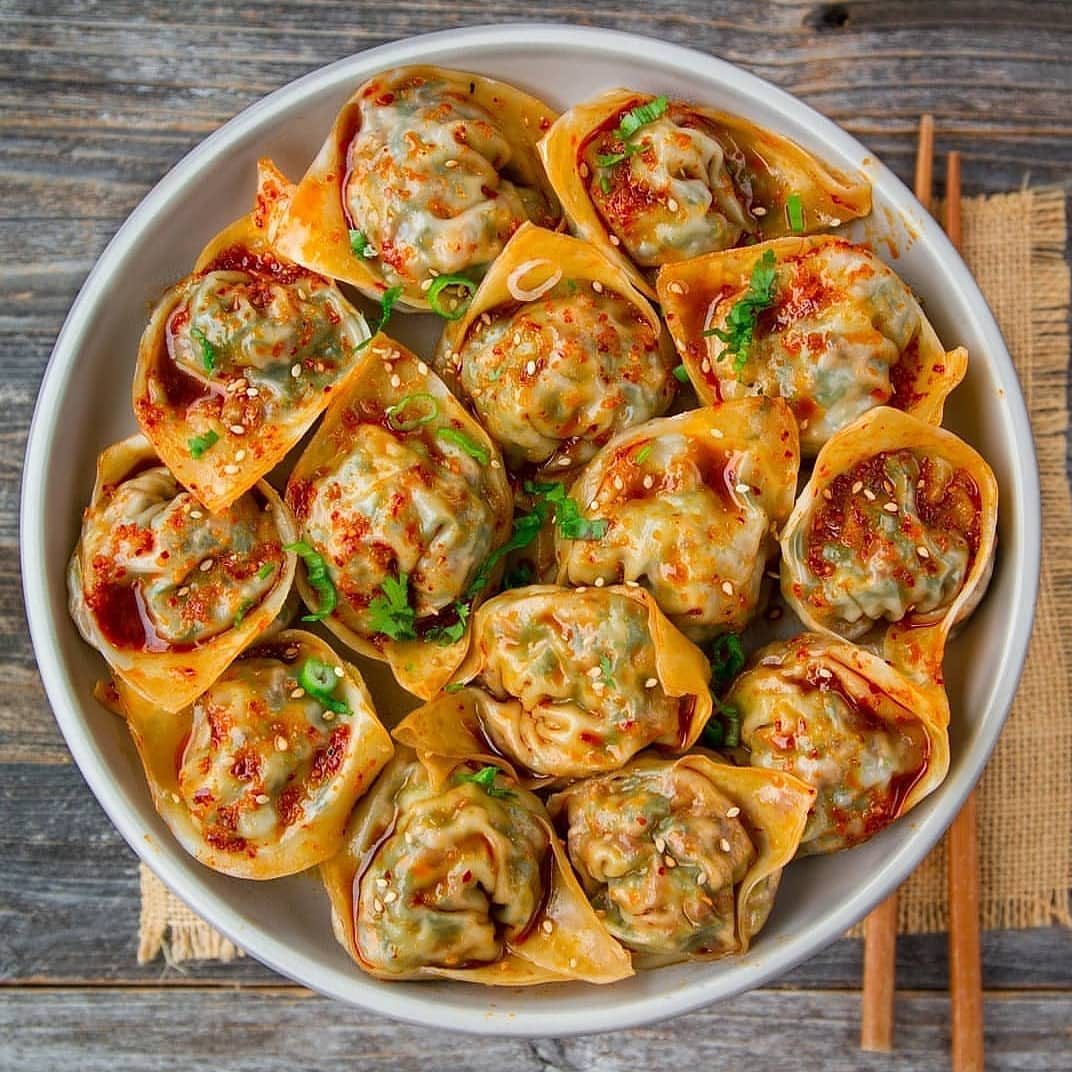 Spicy Steamed Vegetable Dumplings