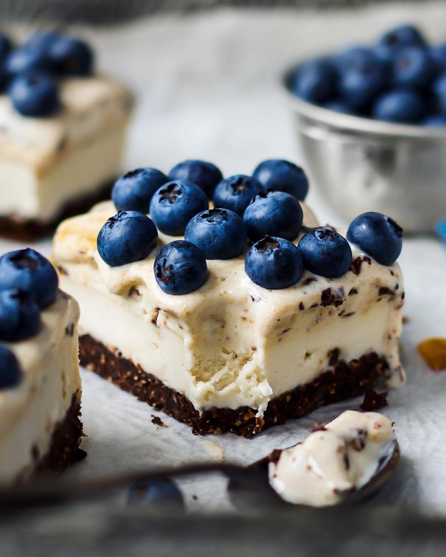 Pecan Brownie Ice Cream Bars