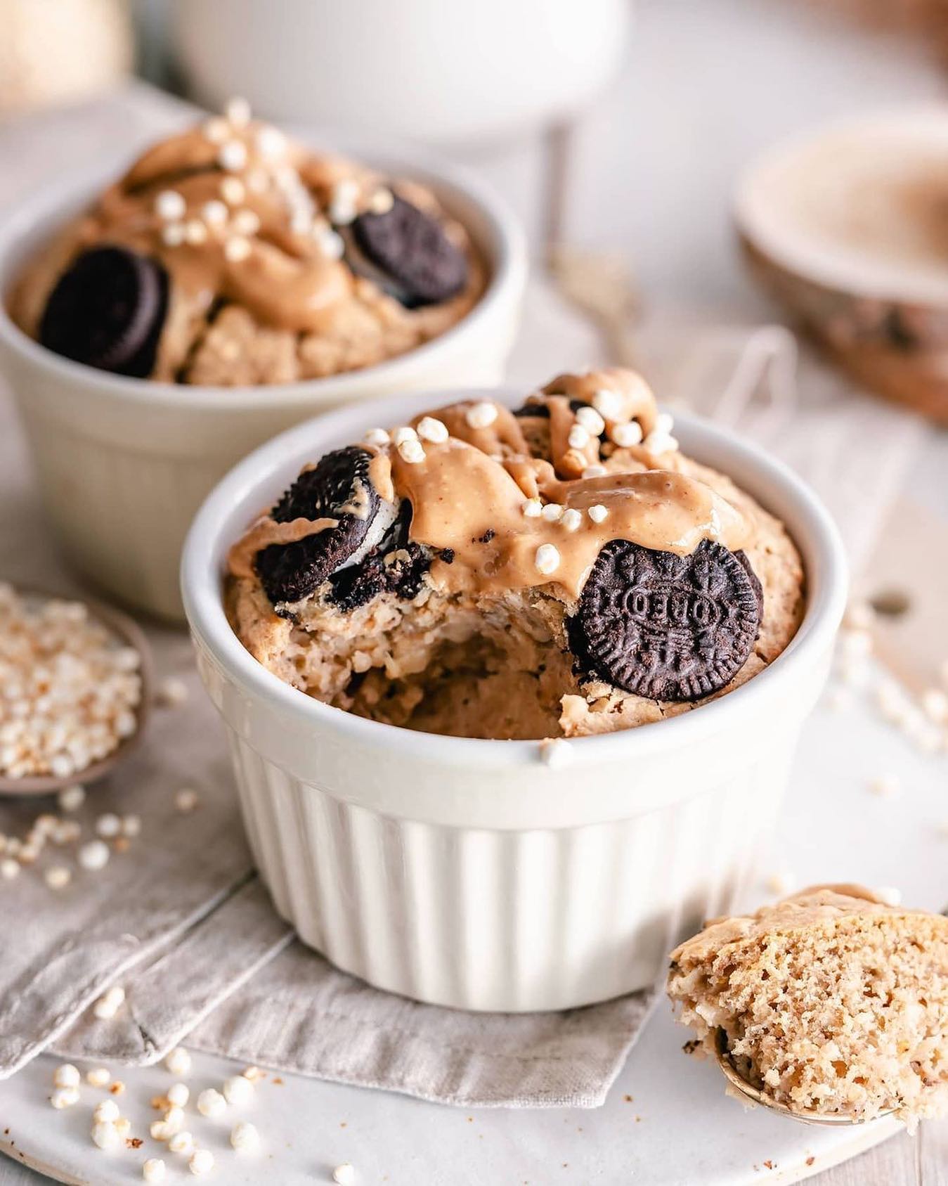 Peanut Butter and Cookies Baked Oatmeal