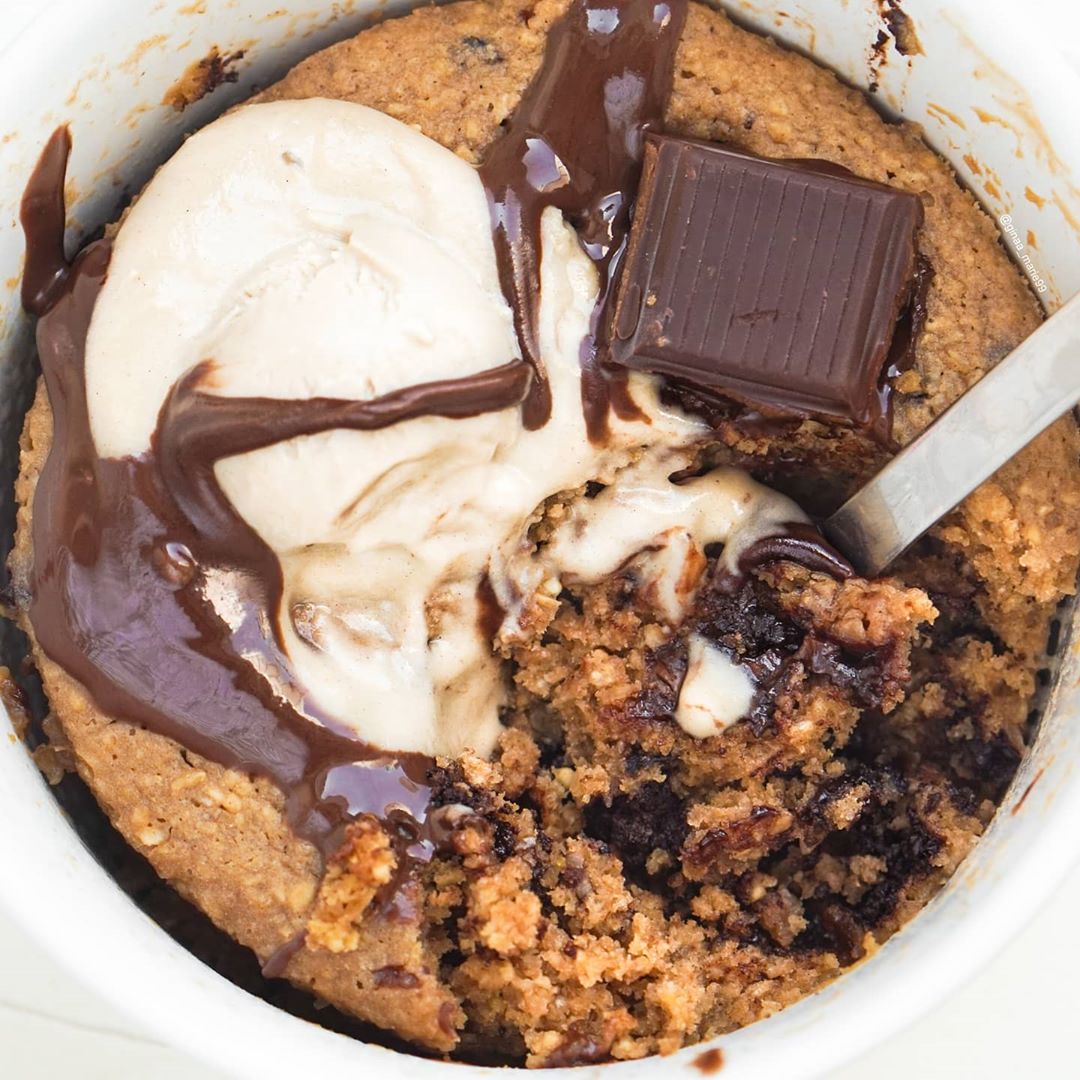 Healthy Baked Protein Cookie Dough Treat