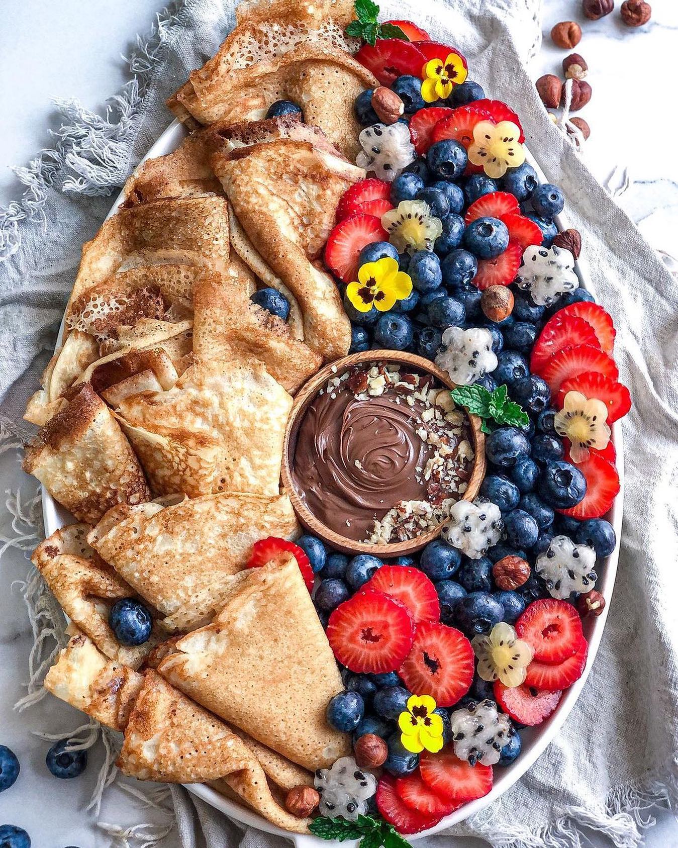 Easy Vegan Vanilla Crepes