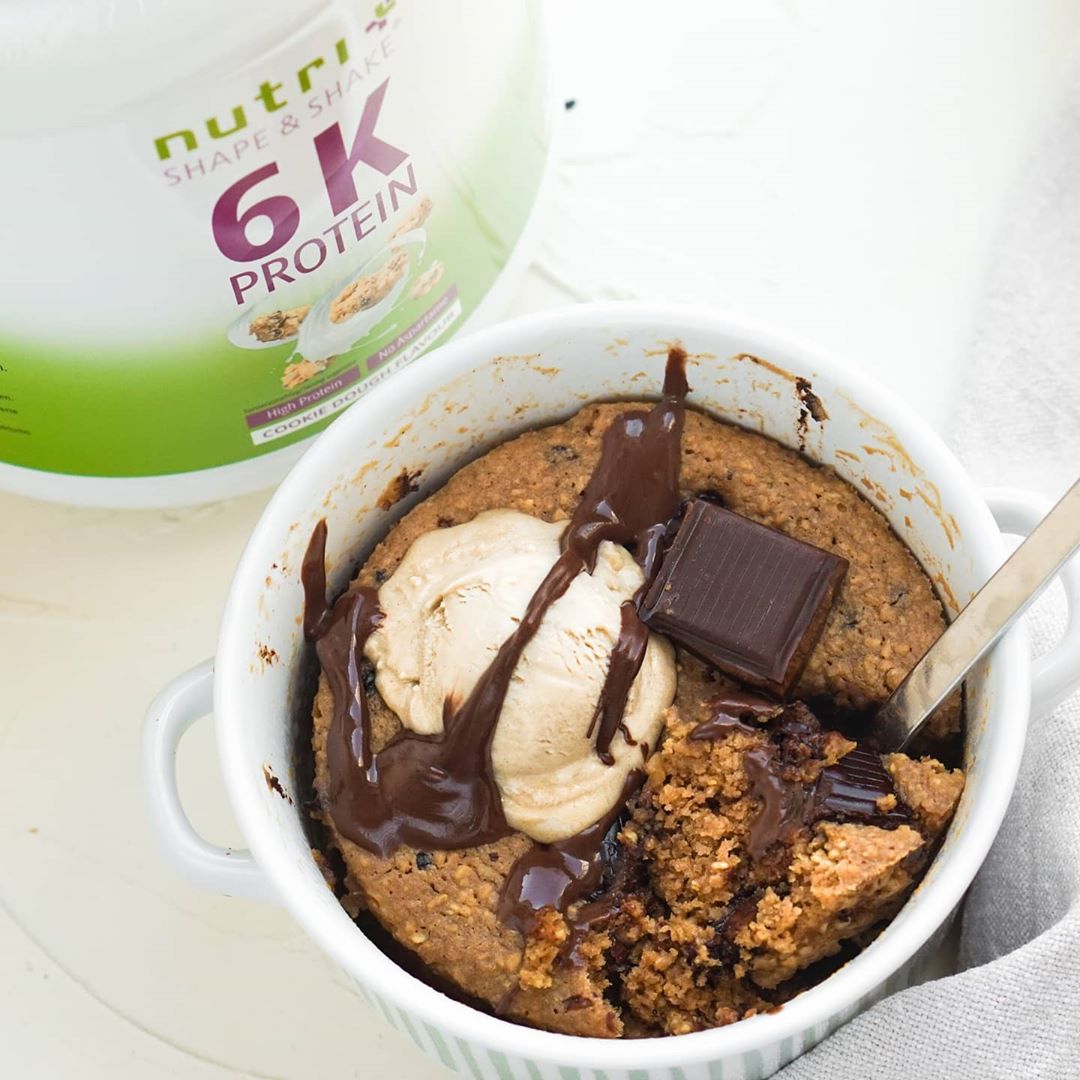 Healthy Baked Protein Cookie Dough Treat