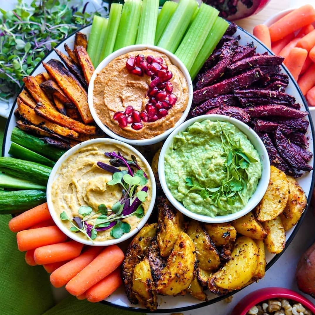 Fried Root Vegetable Dips