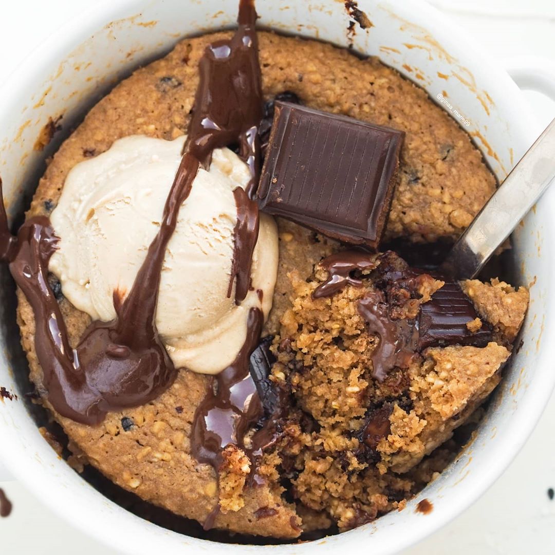 Healthy Baked Protein Cookie Dough Treat