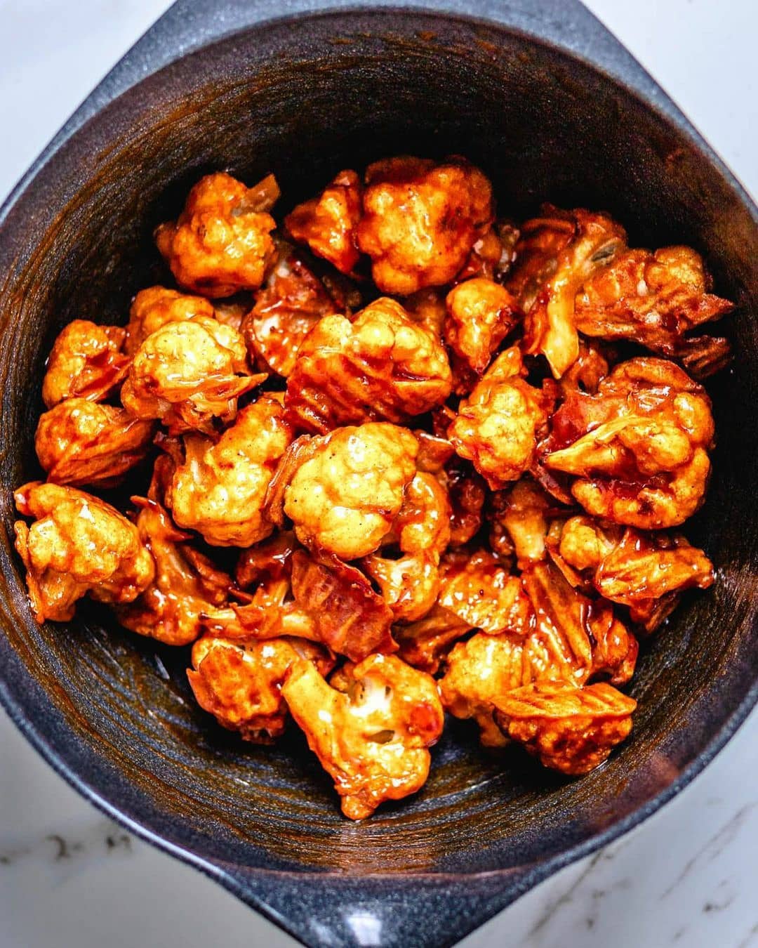 Vegan Cauliflower Buffalo Wings with Homemade Ranch Dip