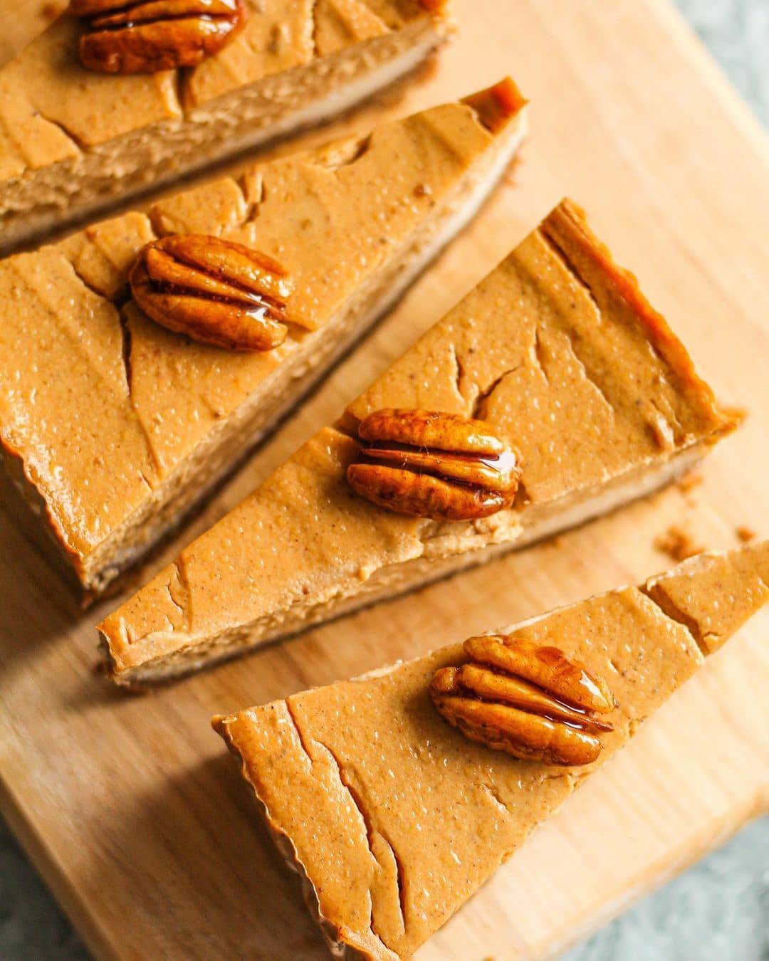 Double Layer Pumpkin Cheesecake