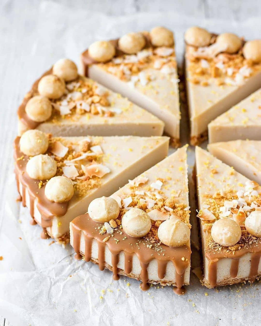 Creamy Vegan Lemon Coconut Cheesecake