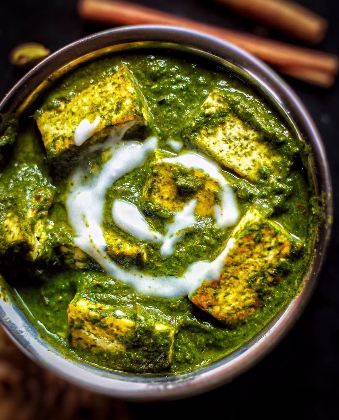 Vegan Saag Tofu Curry