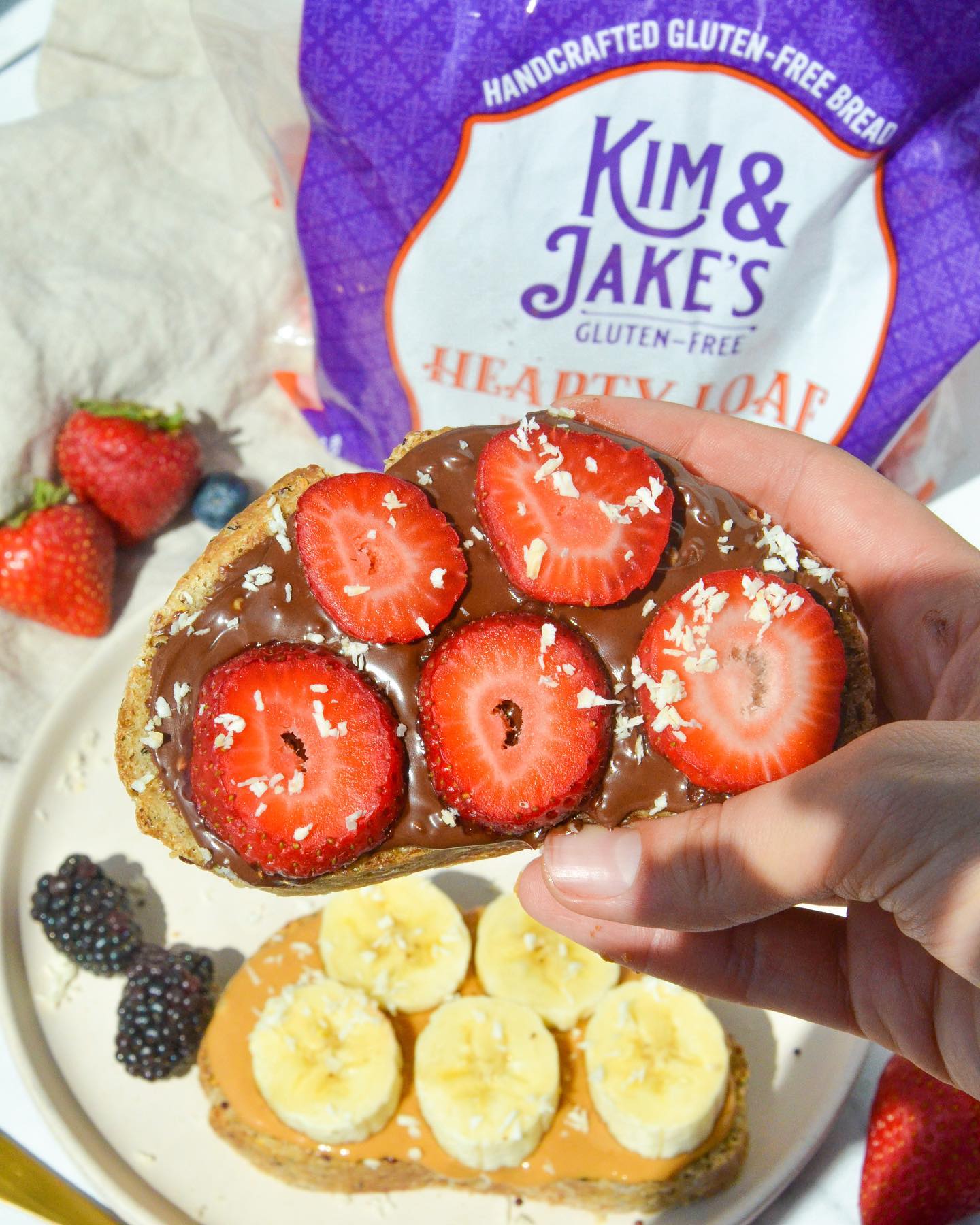 Strawberry and Banana Toast