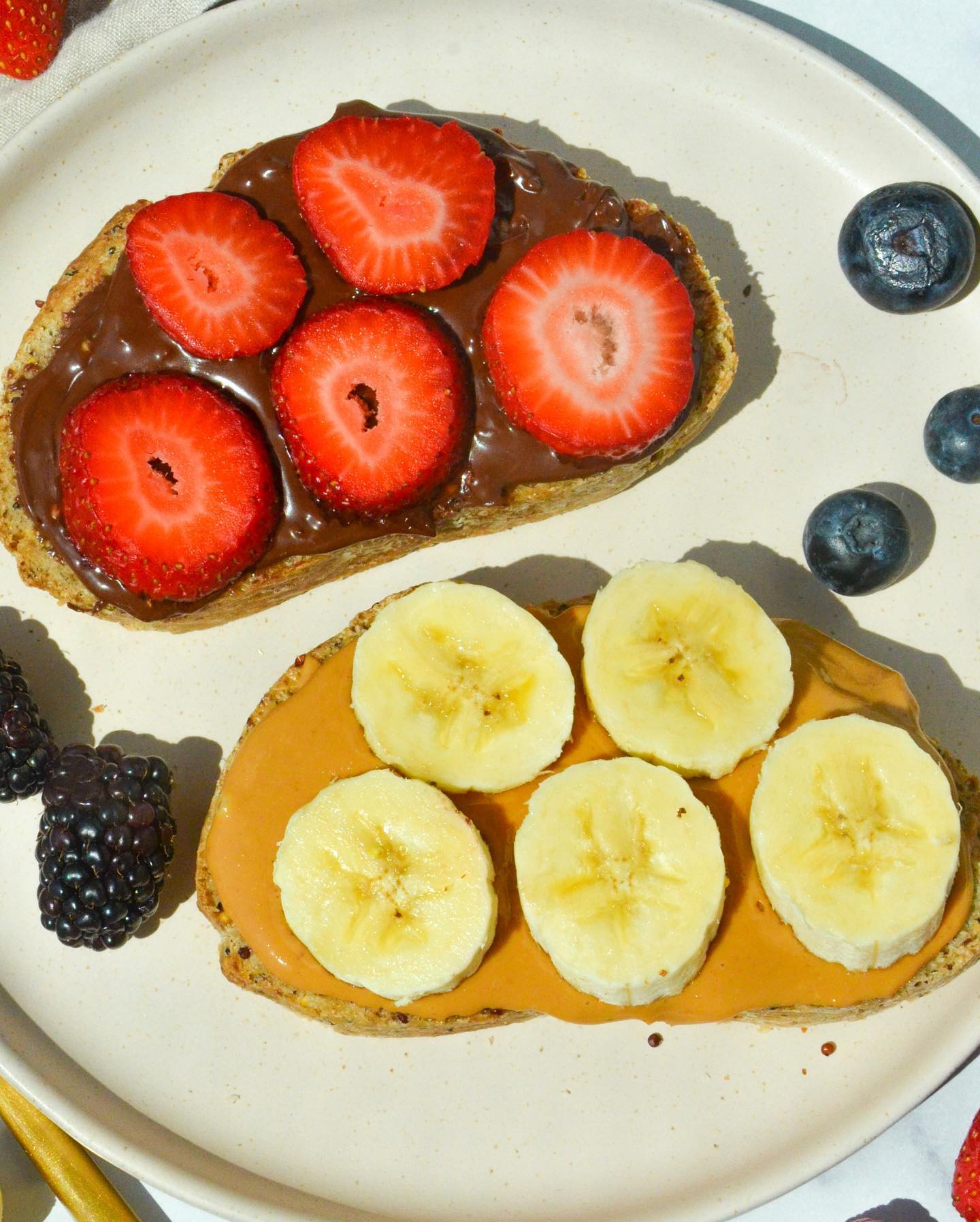Strawberry and Banana Toast