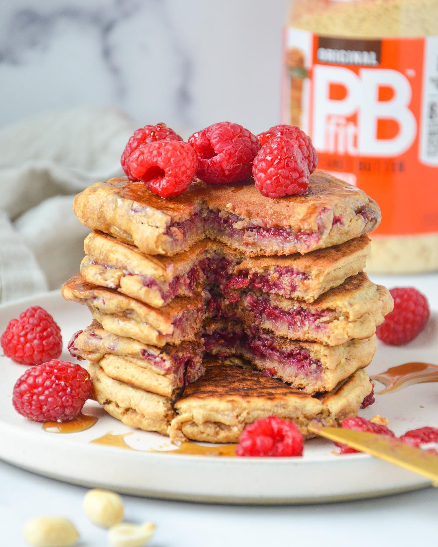 Peanut Butter and Jelly Pancakes